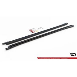 Maxton - Rajouts Des Bas De Caisse Volkswagen Touareg R-line Mk3 Noir Brillant