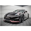 Maxton - Lame Du Pare-Chocs Avant V.2 Nissan 370Z Nismo Facelift Noir Brillant