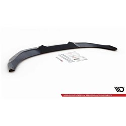 Maxton - Lame Du Pare-Chocs Avant V.2 Nissan 370Z Nismo Facelift Noir Brillant