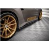 Maxton - Street Pro Rajouts Des Bas De Caisse Nissan 370Z Nismo Facelift Noir-Rouge