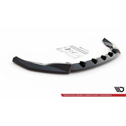 Maxton - Lame Du Pare-Chocs Avant V.3 Nissan 370Z Facelift Noir Brillant