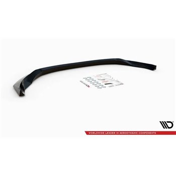Maxton - Lame Du Pare-Chocs Avant V.1 Nissan 370Z Facelift Noir Brillant