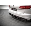 Maxton - Street Pro Central Diffuseur Arriere Volkswagen Touareg R-Line Mk3 Rouge
