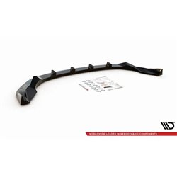 Maxton - Lame Du Pare-Chocs Avant V.2 Nissan 370Z Facelift Noir Brillant