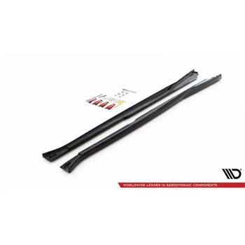 Maxton - Rajouts Des Bas De Caisse V.2 Nissan 370Z Noir Brillant