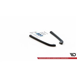 Maxton - Lames De Pare-Chocs Arrière Latérales Volvo V70 Mk3 Noir Brillant