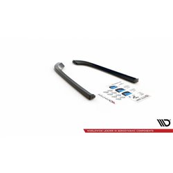 Maxton - Lames De Pare-Chocs Arrière Latérales Volvo V70 Mk3 Noir Brillant