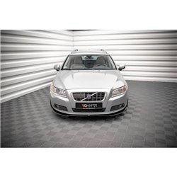 Maxton - Lame Du Pare-Chocs Avant V.2 Volvo V70 Mk3 Noir Brillant