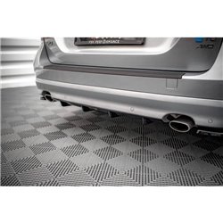 Maxton - Diffuseur Arrière Complet Volvo V70 Mk3 Noir Brillant