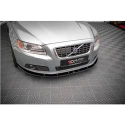 Maxton - Lame Du Pare-Chocs Avant V.1 Volvo V70 Mk3 Noir Brillant