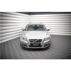 Maxton - Lame Du Pare-Chocs Avant V.1 Volvo V70 Mk3 Noir Brillant