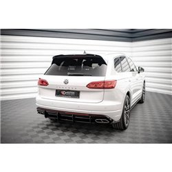 Maxton - Street Pro Central Diffuseur Arriere Volkswagen Touareg R-Line Mk3 Noir
