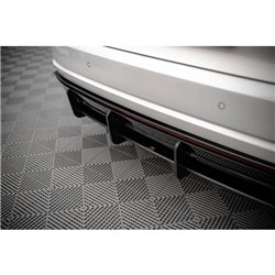 Maxton - Street Pro Central Diffuseur Arriere Volkswagen Touareg R-Line Mk3 Noir