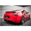 Maxton - Street Pro Central Diffuseur Arriere Nissan 370Z Noir-Rouge