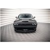 Maxton - Lame Du Pare-Chocs Avant Dodge Challenger RT Mk3 Facelift Noir Brillant