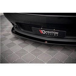 Maxton - Lame Du Pare-Chocs Avant Dodge Challenger RT Mk3 Facelift Noir Brillant