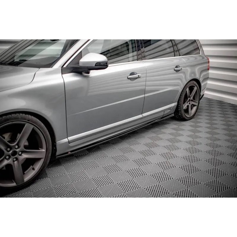Maxton - Rajouts Des Bas De Caisse Volvo V70 Mk3 Noir Brillant