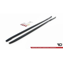 Maxton - Rajouts Des Bas De Caisse Volvo V70 Mk3 Noir Brillant