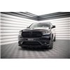 Maxton - Lame Du Pare-Chocs Avant Dodge Durango RT Mk3 Noir Brillant