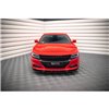 Maxton - Lame Du Pare-Chocs Avant V.1 Dodge Charger RT Mk7 Facelift Noir Brillant