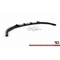 Maxton - Lame Du Pare-Chocs Avant V.1 Dodge Charger RT Mk7 Facelift Noir Brillant