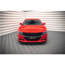 Maxton - Street Pro Lame Du Pare-Chocs Avant Dodge Charger RT Mk7 Facelift Noir
