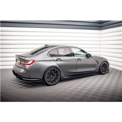 Maxton - Street Pro Rajouts Des Bas De Caisse BMW M3 Sedan / Touring G80 / G81 Noir-Rouge