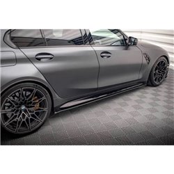 Maxton - Street Pro Rajouts Des Bas De Caisse BMW M3 Sedan / Touring G80 / G81 Noir-Rouge