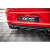 Maxton - Arriere Lame (avec une barre verticale) Dodge Charger RT Mk7 Facelift Noir Brillant