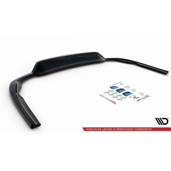 Maxton - Arriere Lame (avec une barre verticale) Dodge Charger RT Mk7 Facelift Noir Brillant