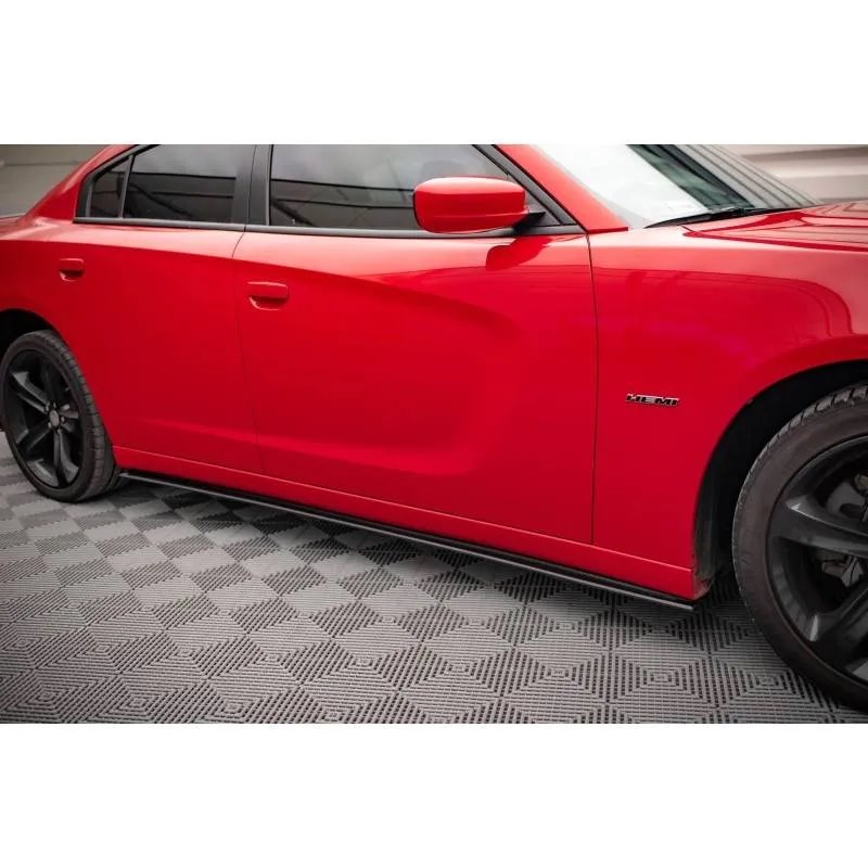 Maxton - Street Pro Rajouts Des Bas De Caisse Dodge Charger RT Mk7 Facelift Noir