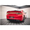 Maxton - Street Pro Central Diffuseur Arriere Dodge Charger RT Mk7 Facelift Noir-Rouge