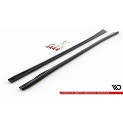 Maxton - Rajouts Des Bas De Caisse Dodge Charger RT Mk7 Facelift Noir Brillant