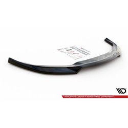 Maxton - Lame Du Pare-Chocs Avant V.2 Dodge Charger RT Mk7 Facelift Noir Brillant