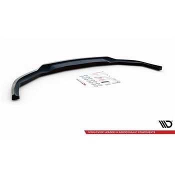 Maxton - Lame Du Pare-Chocs Avant V.2 Dodge Charger RT Mk7 Facelift Noir Brillant