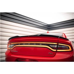 Maxton - Jeux de Cap Spoilers Dodge Charger RT Mk7 Facelift Noir Brillant