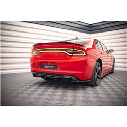 Maxton - Jeux de Cap Spoilers Dodge Charger RT Mk7 Facelift Noir Brillant