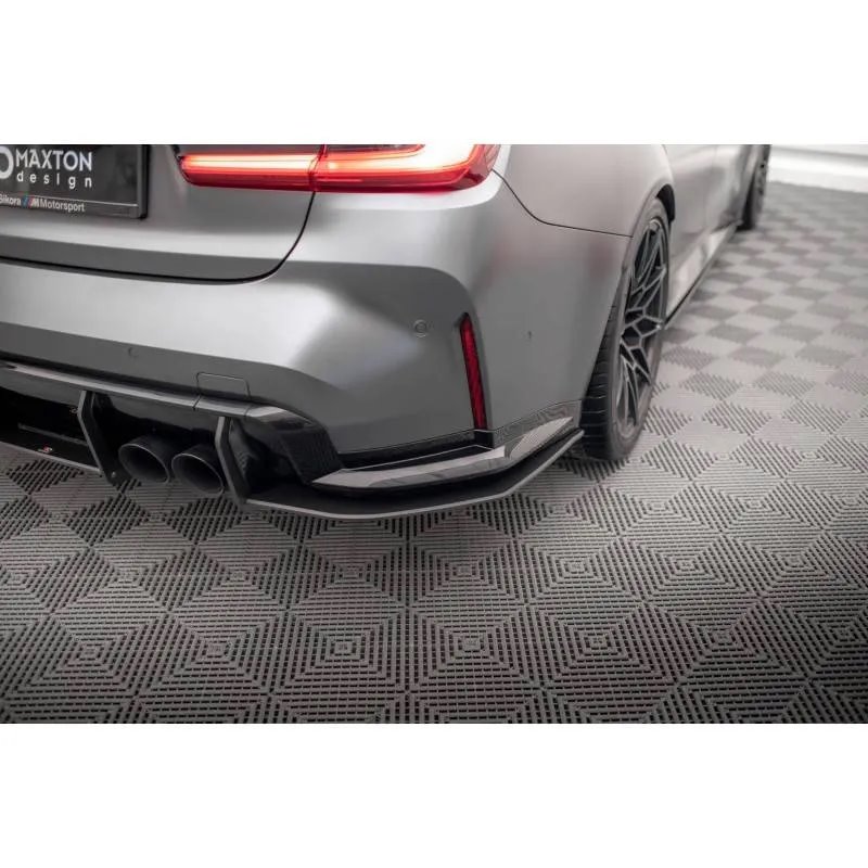 Maxton - Street Pro Lame Du Pare Chocs Arriere V.1 BMW M3 Sedan / Touring G80 / G81 Noir