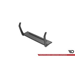 Maxton - Street Pro Central Diffuseur Arriere BMW M3 Sedan / Touring G80 / G81 Noir-Rouge