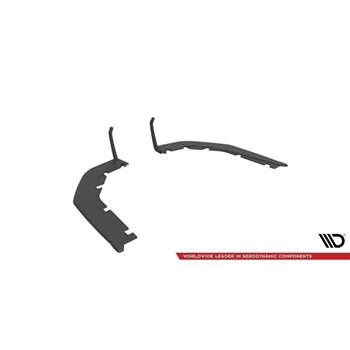 Maxton - Street Pro Lame Du Pare Chocs Arriere V.1 BMW M3 Sedan / Touring G80 / G81 Noir-Rouge
