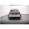 Maxton - Lames De Pare-Chocs Arrière Latérales V.1 BMW M3 Sedan / Touring G80 / G81 Noir Brillant