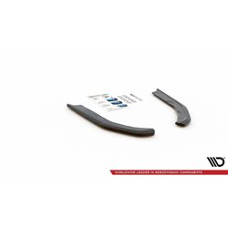 Maxton - Lames De Pare-Chocs Arrière Latérales V.1 BMW M3 Sedan / Touring G80 / G81 Noir Brillant