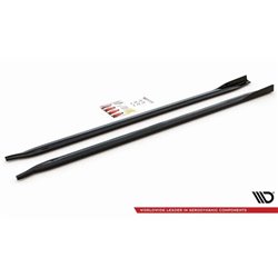 Maxton - Rajouts Des Bas De Caisse V.2 BMW M3 Sedan / Touring G80 / G81 Noir Brillant