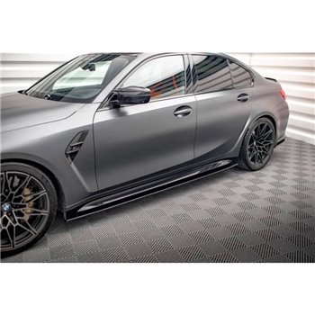 Maxton - Rajouts Des Bas De Caisse V.1 BMW M3 Sedan / Touring G80 / G81 Noir Brillant