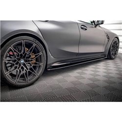 Maxton - Rajouts Des Bas De Caisse V.1 BMW M3 Sedan / Touring G80 / G81 Noir Brillant