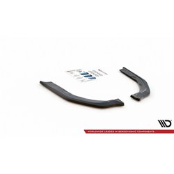Maxton - Lames De Pare-Chocs Arrière Latérales V.2 BMW M3 Sedan / Touring G80 / G81 Noir Brillant