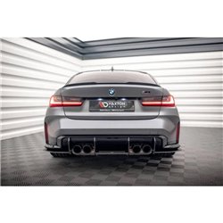 Maxton - Street Pro Central Diffuseur Arriere BMW M3 Sedan / Touring G80 / G81 Rouge