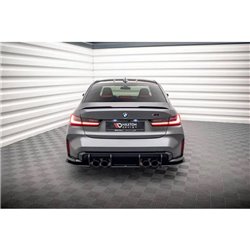 Maxton - Street Pro Central Diffuseur Arriere BMW M3 Sedan / Touring G80 / G81 Rouge