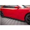 Maxton - Street Pro Rajouts Des Bas De Caisse Dodge Charger RT Mk7 Facelift Noir-Rouge