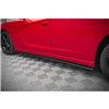Maxton - Street Pro Rajouts Des Bas De Caisse Dodge Charger RT Mk7 Facelift Noir-Rouge